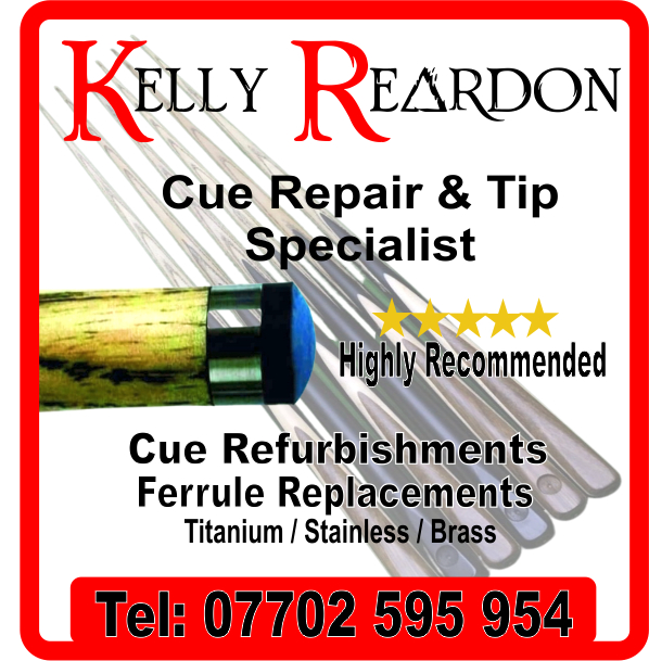 Kelly Reardon Cue & Tip Repairs